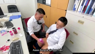 2 guy office worker