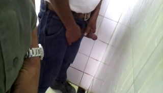 Chubold Urinal Hunter Cumshot Compilation