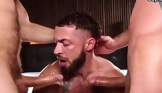 You see, one raw cock is never enough for this greedy bottomless bottom. He always wants mor