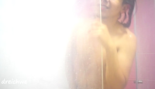 hot bath in the shower