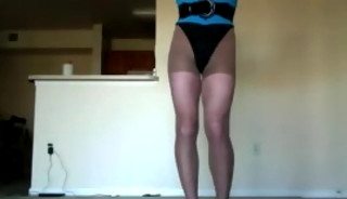 sexy petite CROSSDRESSER IN SEXY GIRLS OUTFIT 2