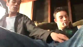 Hot Threeway Gay Sex