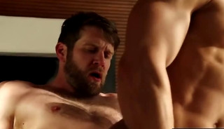 Muscle gay anal sex and cumshot