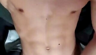 Rico Maxelon nude and jerking his big cock pt. 2