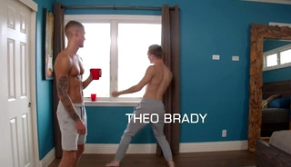 NEXT DOOR TWINK Teen Boy Fucks Twink BF Bareback While Parents Are Away