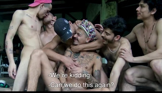 LatinLeche - five Latino Studs Fuck at a Birthday Party