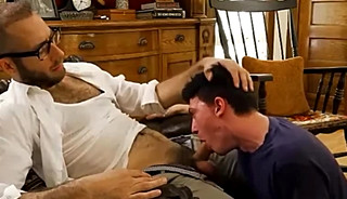 Dad Initiating & Grooming Virgin Son