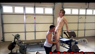 My Teen Brother works out