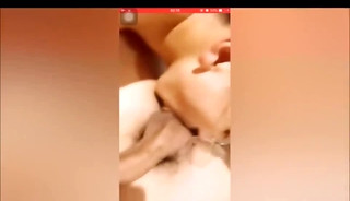 a chinese boy gets a facial lotion