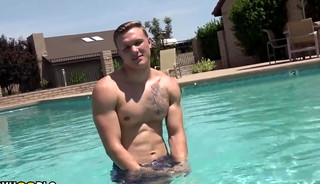 Big Cock Blonde Ryan Lacey Jerks Off