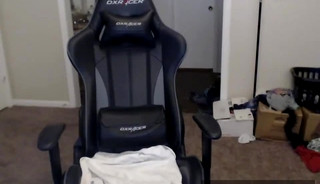 Blonde beauty with penis