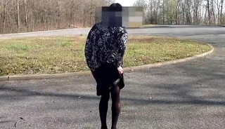 Crossdresser Jane Dogging