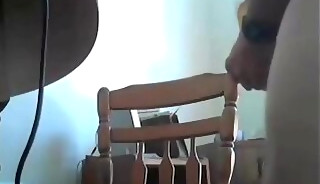 Mature man dildo and cumshot