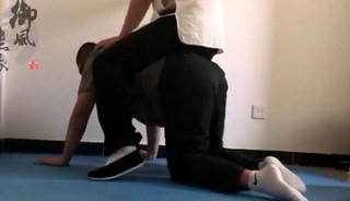 Chinese daddies police training no cum