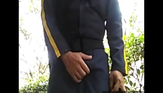 Security Guard s Big Cock