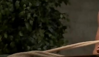 Sexy officer is held against his will by two horny perverts