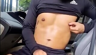 Zyclone/Jaydai masturbate solo outdoor
