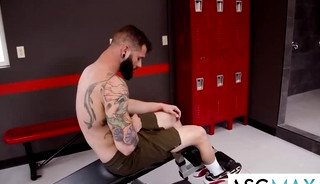 NEXT DOOR BUDDIES - Beefy Stud Collin Simpsons Big Cock Owns Inked Hunk Johnny Hills Ass