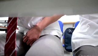 He seduce his collegue in classroom