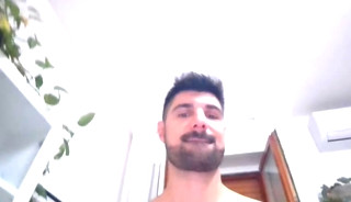 Giorgio cums on cam