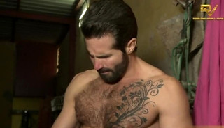 Muscle gay piss with facial