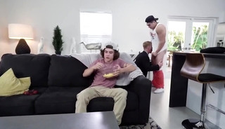 Johnny’s 3some with Stepsons Best Friend
