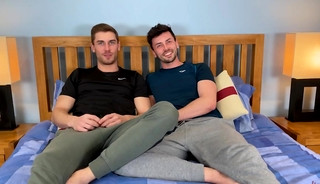 Muscular Hunk gets his Tight Hole Ploughed by his Boyfriend's Big Uncut Cock!