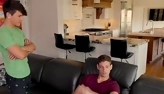 Michael  goes straight for Andy Taylor's ass