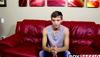 matthew shows his adorable twink body and jerks off his cock