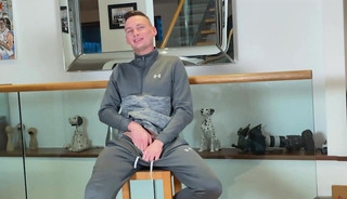 Fit Young Straight Danny Wanks his Hard Uncut Cock & Shoots a Big Load of Jizz Everywhere!