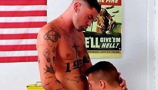 Soldiers drilled raw by inked soldier Chris Damned compilation