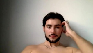 Italian Guy Uncut Dick Solo Play Webcam Session (Quick Dildo Play at 51:38)