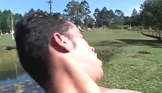 Horny Guys Fucking Outdoor