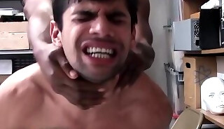 Tattooed Young Perp Hard fucked and drilled by hunk BBC