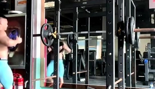 A Chinese Muscle Man Workout with Sexy Tights 14