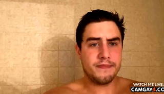 Boy taking a bath for his fans