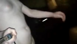 Naked walk #3 and masturbate at night around local area