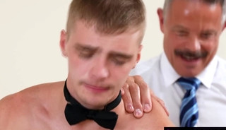 It didn’t take long for Reece Scott's meat to fuck James Blond's tight hole