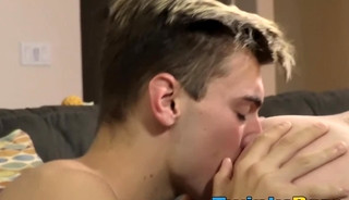 Tattooed Eli Sky pounded bareback after tight ass rimming