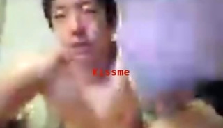 Handsome korean guy on skype handjob and cumshot