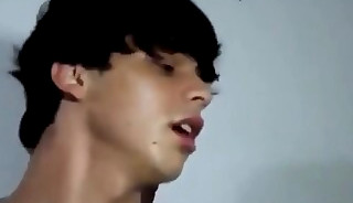 Latino twink gets slammed bare And Hard By His dark friend