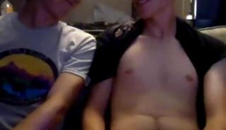 Best friends try kissing and sucking dicks First time