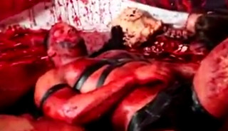 LA Zombie Hottest Muscle Nude Men Group Horror Scene