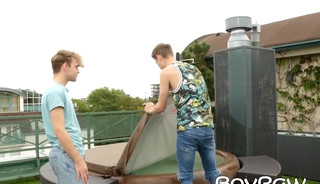 Twinks having the most hardcore raw sex from behind ever