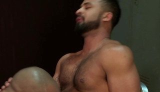 Cops blow each other