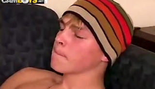 Audition amazing twink big cock self suck jerks and cumshot