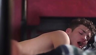 Danny Nelson gets ravaged bareback by Latin stud Angel Rivera