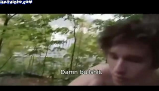 I paid a guy in the woods to have bareback anal sex blowjob handjob and eat cum