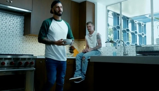 Homeless Ryan kissed Romeo passionately who helped him