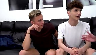 Zayne Bright, Carter DelRey & Jake Lawrence - His First Time Bottoming